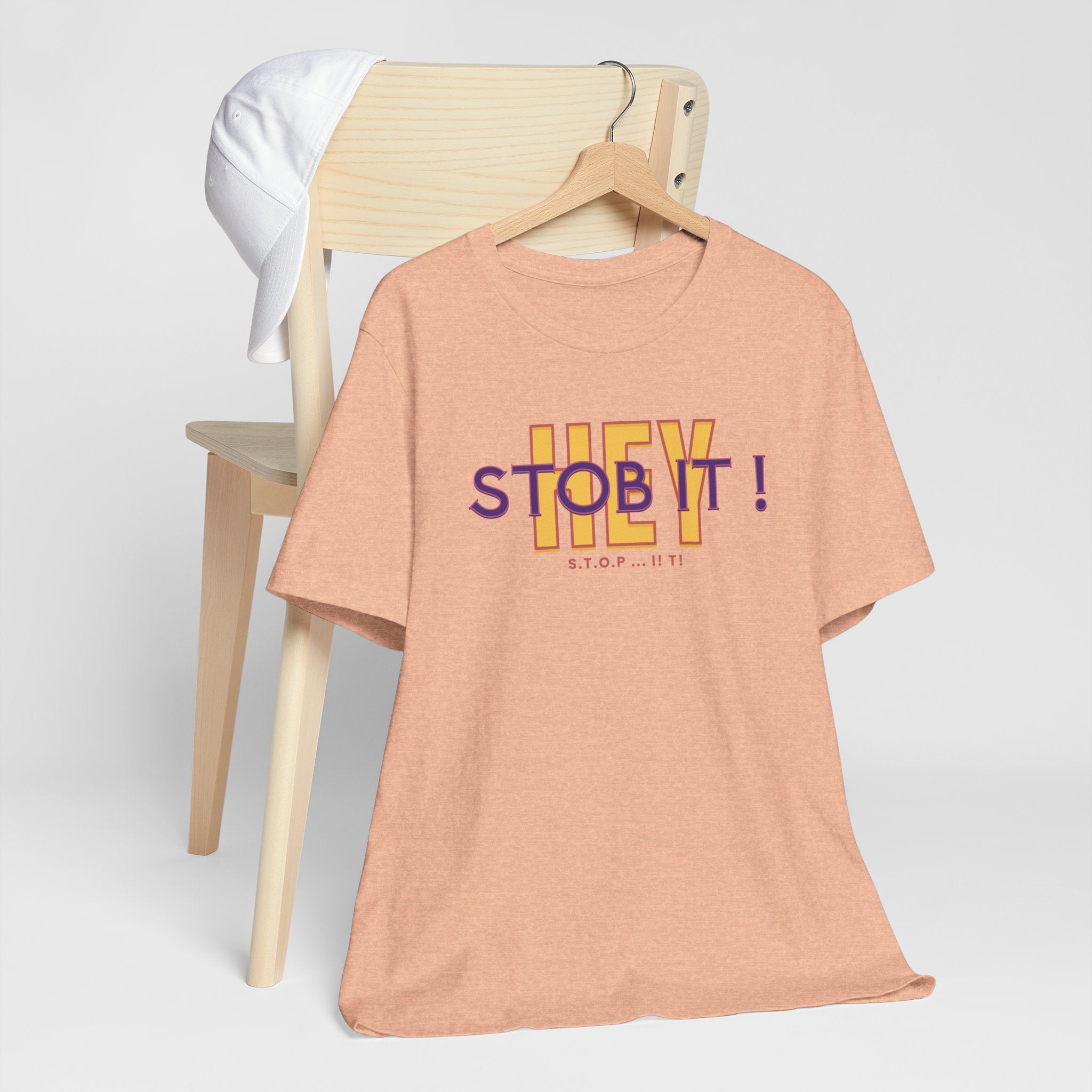 Camiseta manga corta Hey! Stob it!